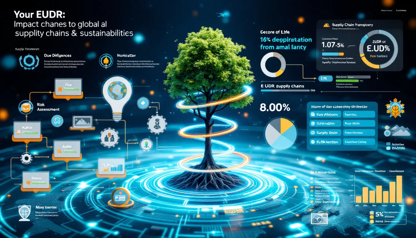 The impact of EUDR on global supply chains and sustainability.
